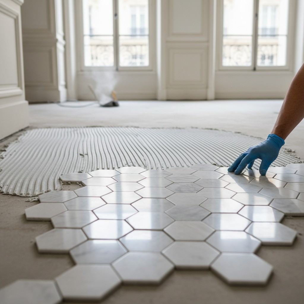 Projet de Travaux de revêtement sols/murs (carrelage) - Photo 1
